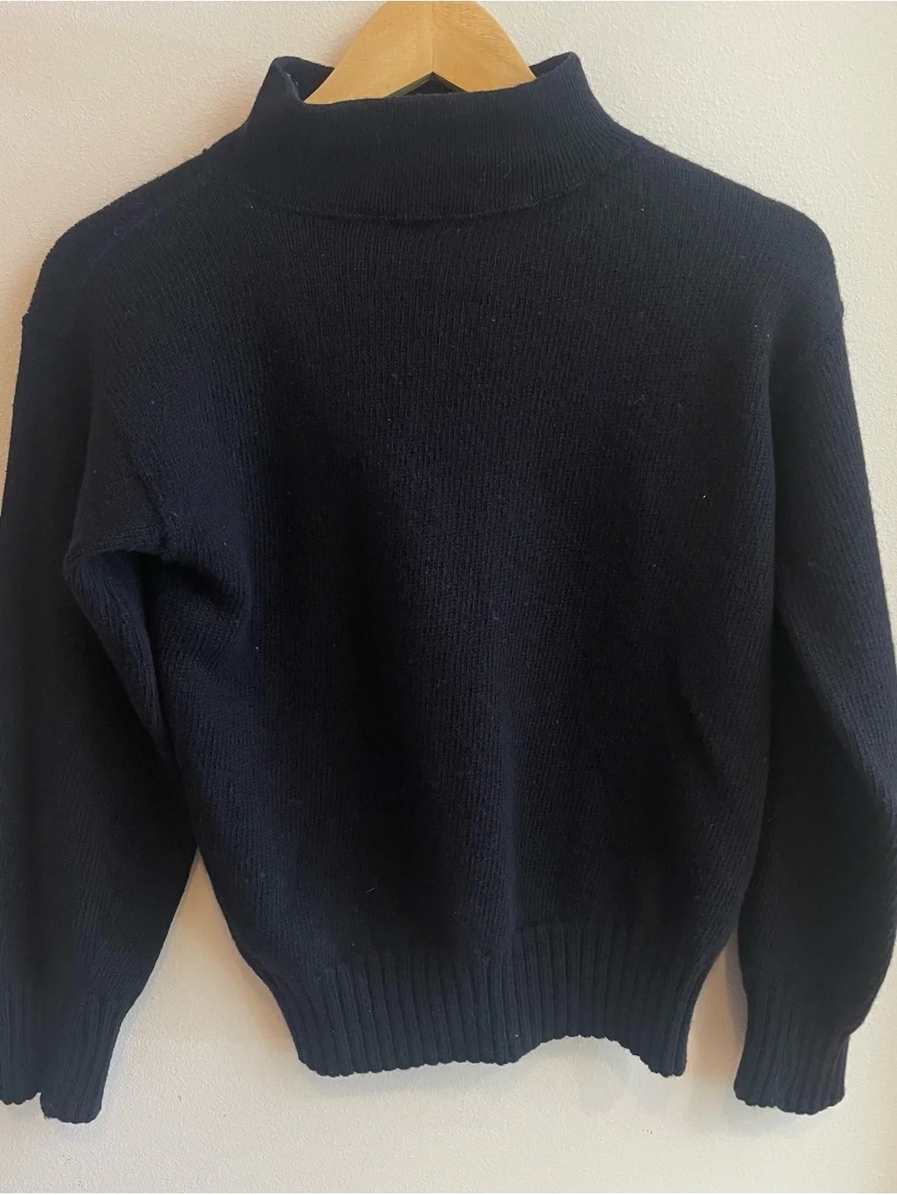 Vintage 1962 US Navy 100% Wool Mock Turtleneck Sweater